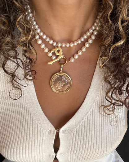 Pearl Charm Collector Necklace