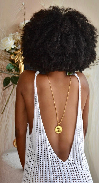 Lambi Coin Necklace