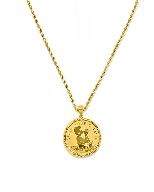 Lambi Coin Necklace