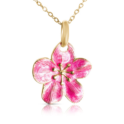 Pink Hibiscus Necklace