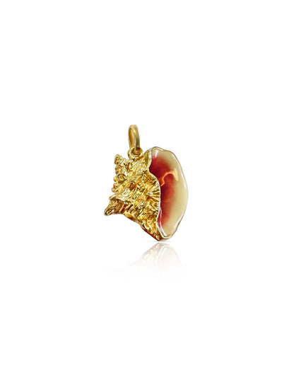 14K Gold 3D Lambi Charm