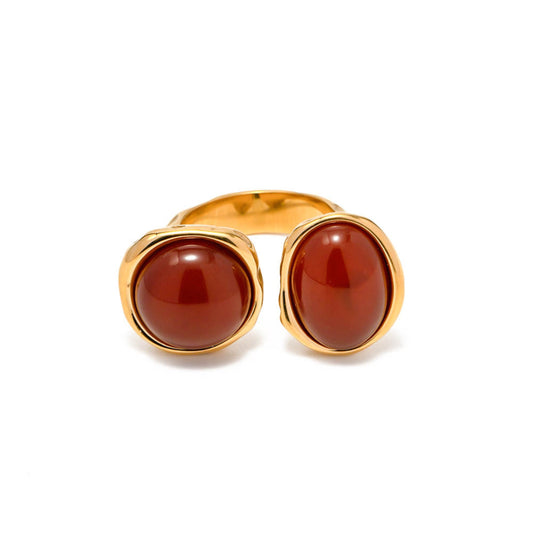 Red Jasper Open Ring