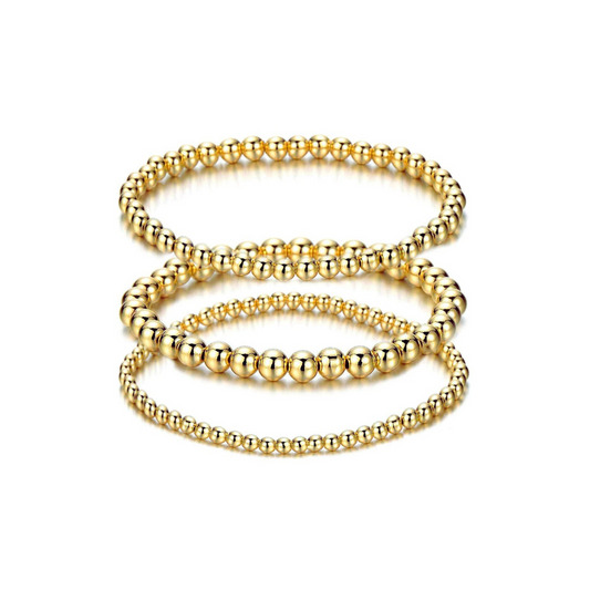 Gold Bead Bracelet