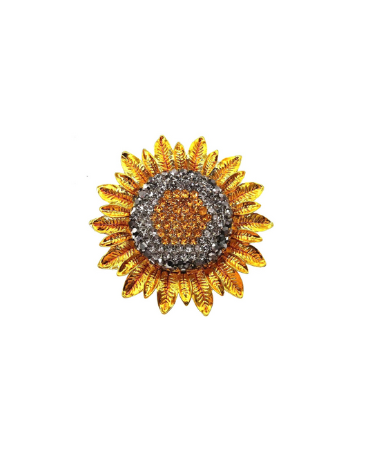 Sunflower Brooch