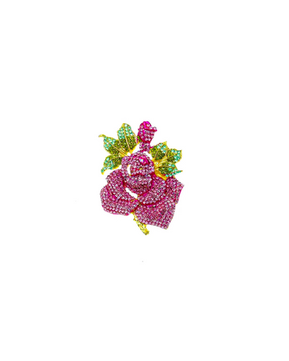 Radiant Rose Brooch